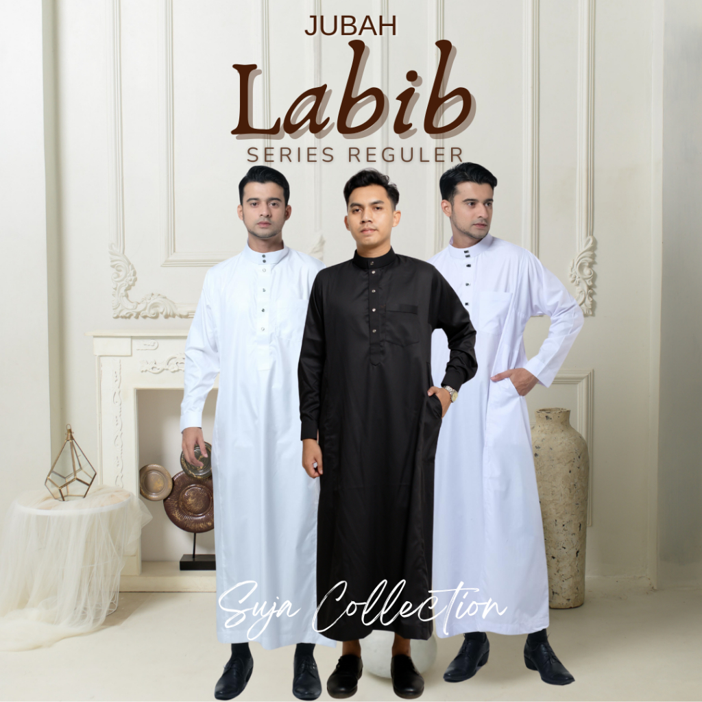 AL-HAQ Jubah Labib Jubah Pria Gamis Pria Jubah Pria Premium Muslim Jubah Premium Jubah Haji Putih Hi