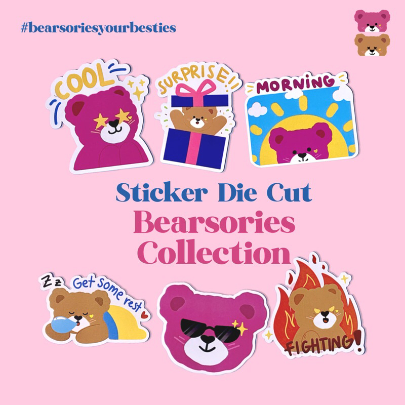 

Sticker Special Bearsoris Collection / Sticker Die Cut Bearsories Collection