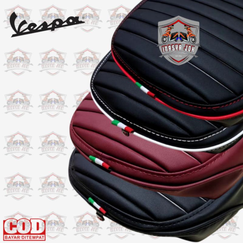 COVER/SARUNG JOK VESPA SPRINT S 150 (premium KORSKIN)