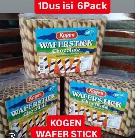 

Kogen WaferStick Chocolate Reffil 1Dus isi 6Pack- Dus