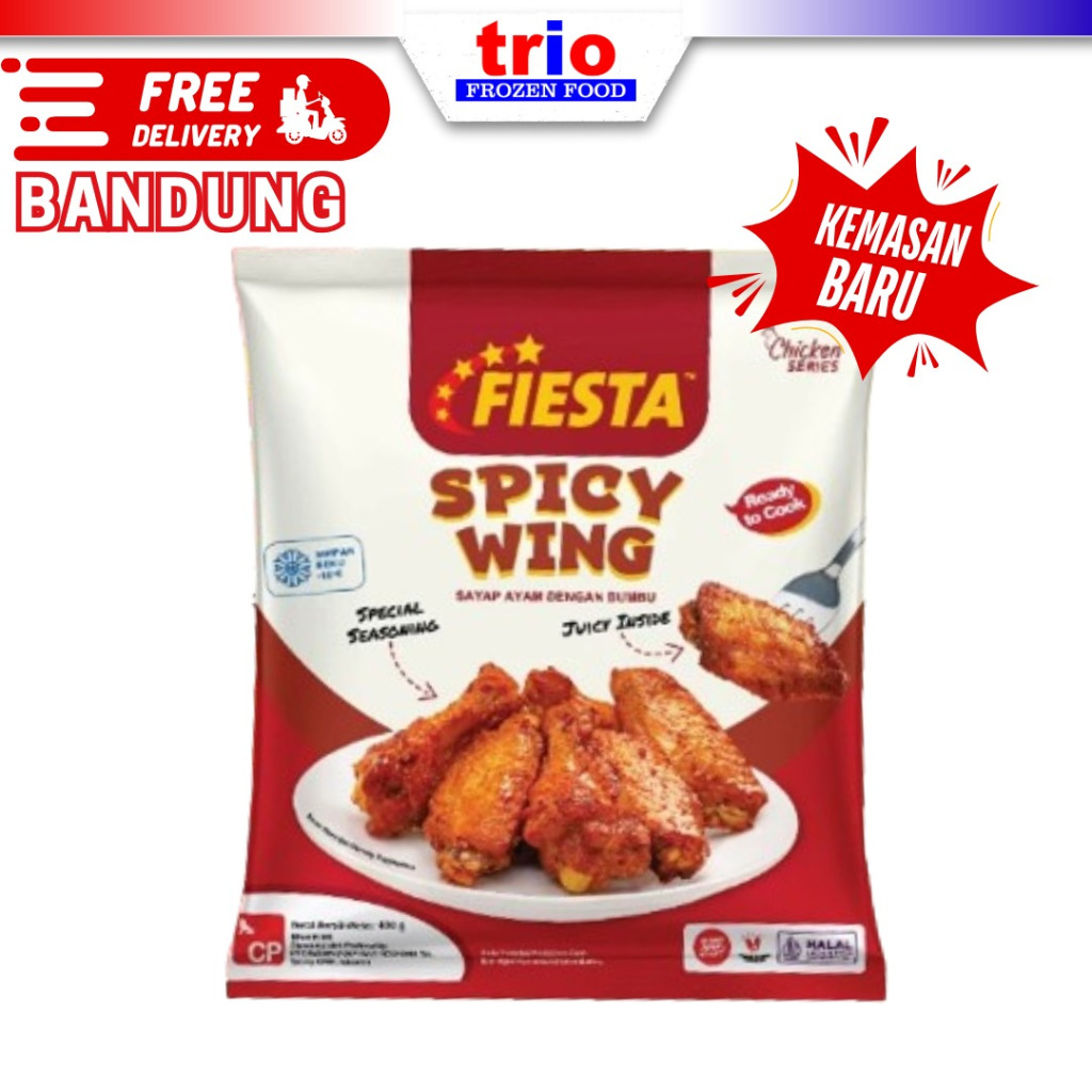 

FIESTA Spicy Wing (Sayap Ayam) 400gr