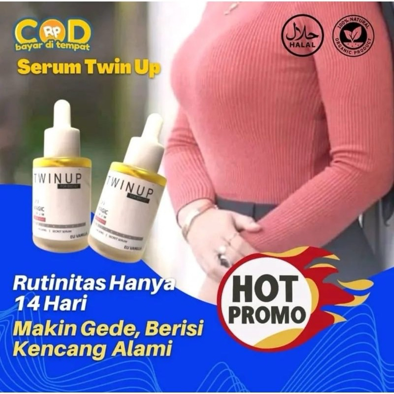 TWINUP MAGIC SERUN 35ML twinup Serum Pembesar Asli TWINUP serum pembesar & pengencang payudara