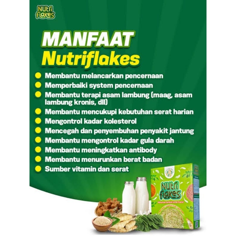 

Nutriflakes Minuman Serbuk Umbi Garut 280 g