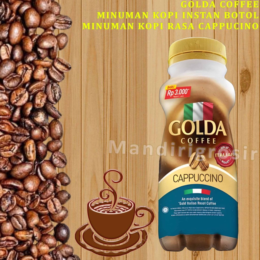 

Minuman Coffee Capuccino * Golda Coffee * Minuman Kopi Instan * 200ml