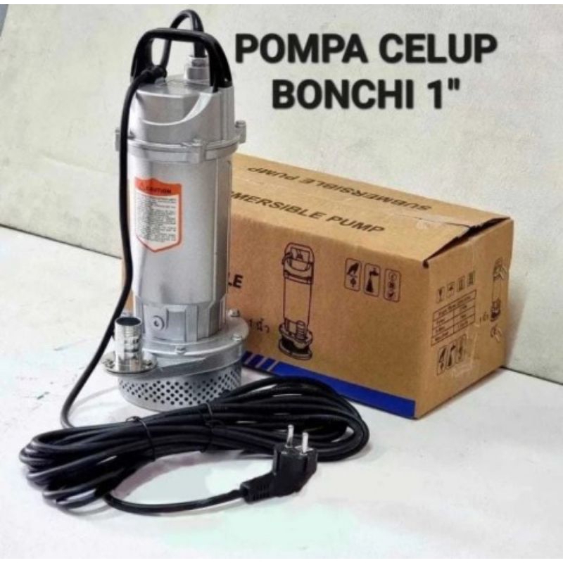 Pompa celup air Kotor air bersih BONCHI 37W SUMBER SIBEL PUMP 1INCH KOLAM IKAN BANJIR