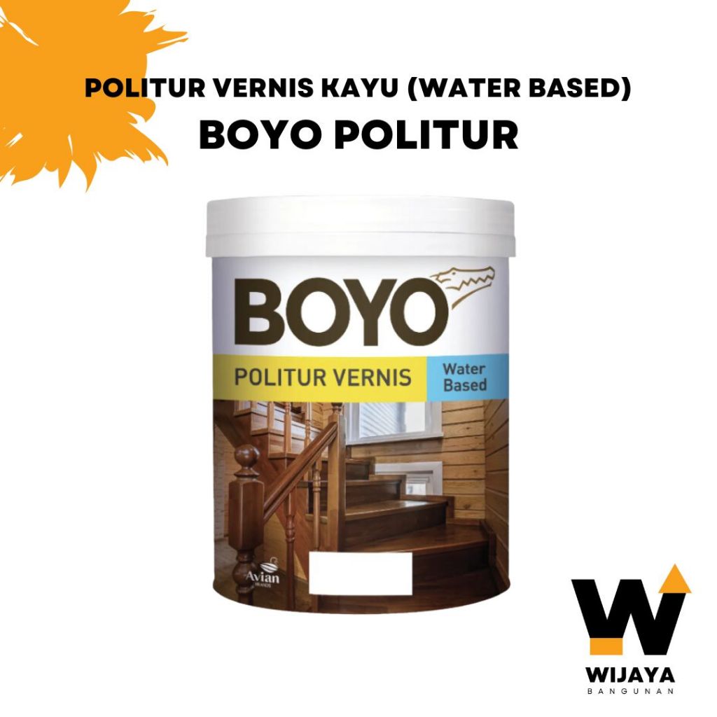 BOYO POLITUR Vernis Water Based 1 KG