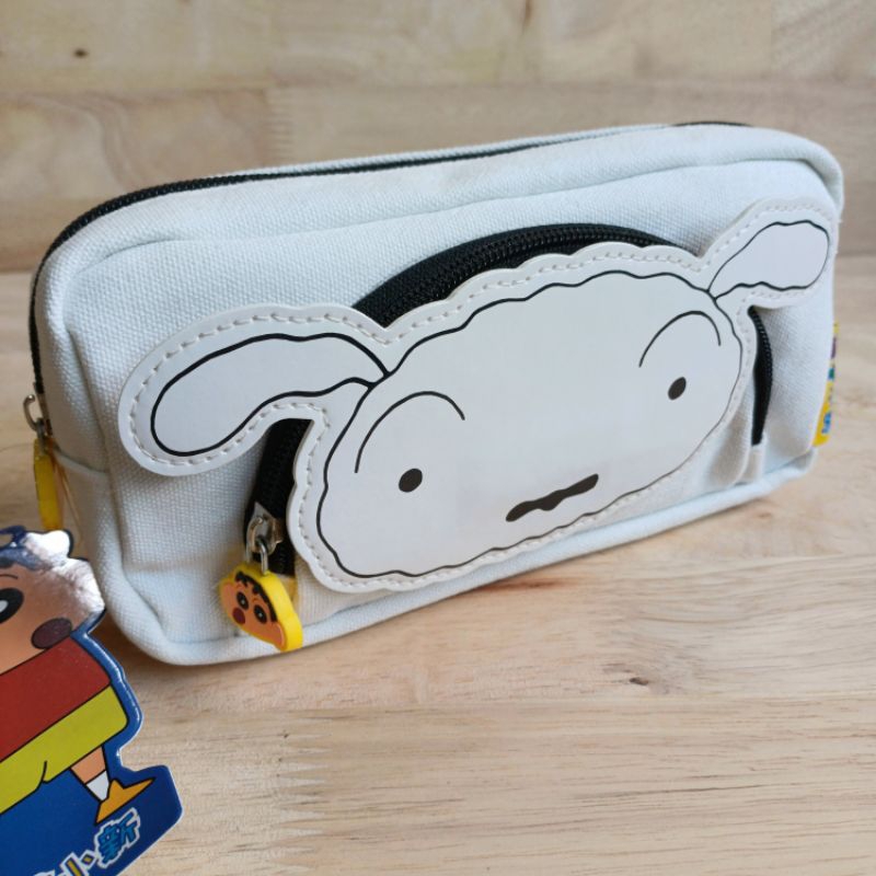 

Kotak pensil case canvas premium SHINCHAN license