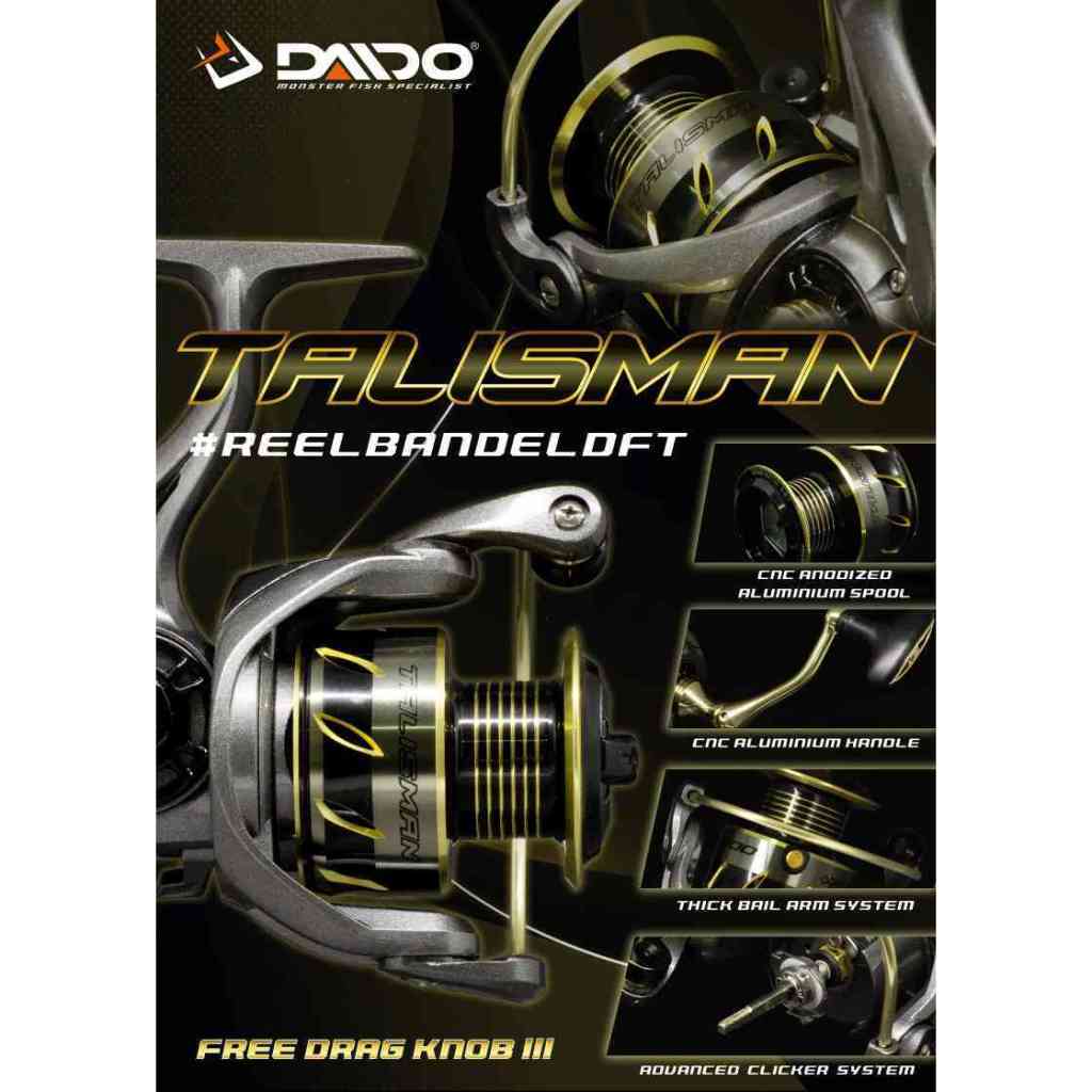 REEL DAIDO TALISMAN POWER HANDLE WATERPROOF STRUCTURE BODY