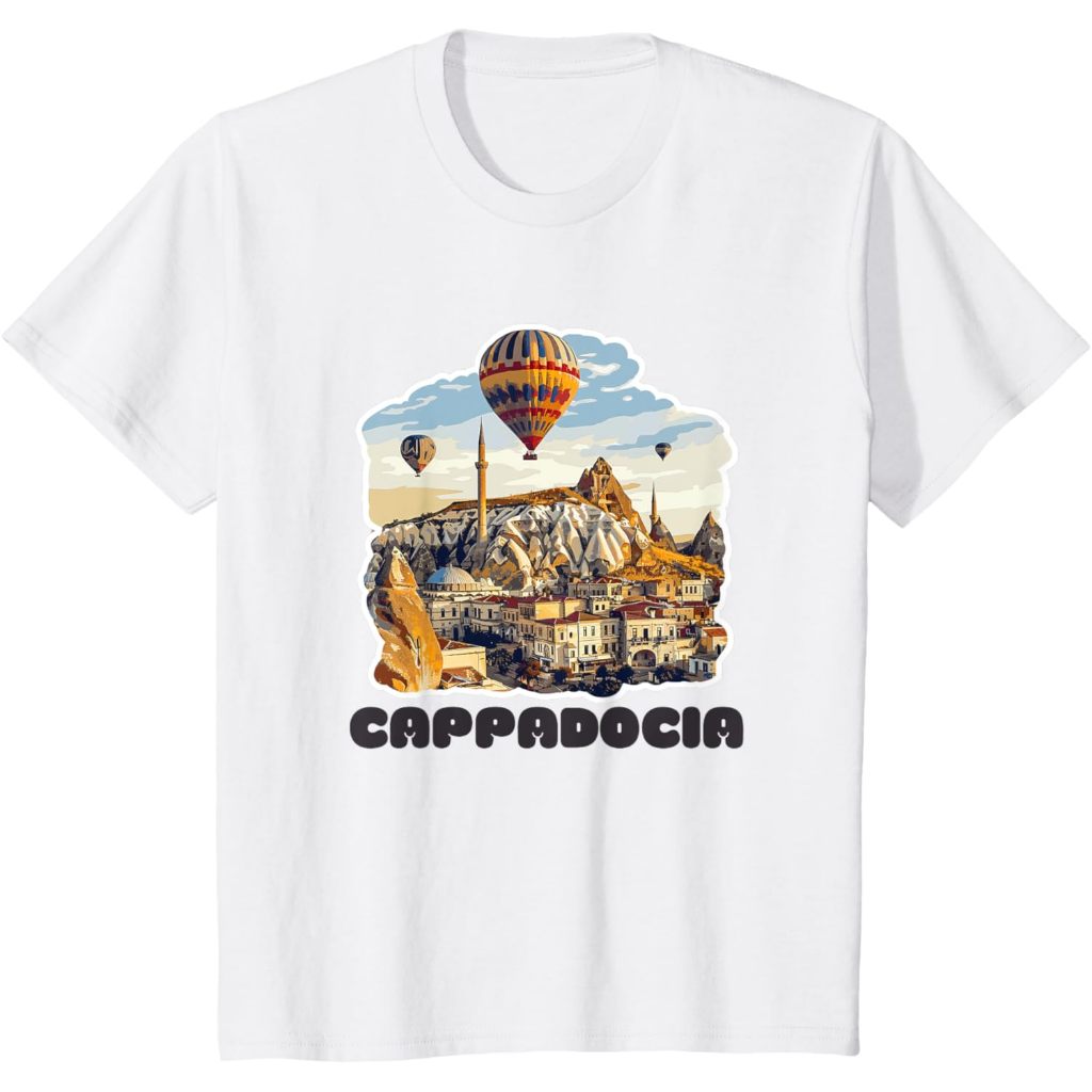 Baju Kaos Anak Turkey Cappadocia Souvenir / Cappadocia T-Shirt