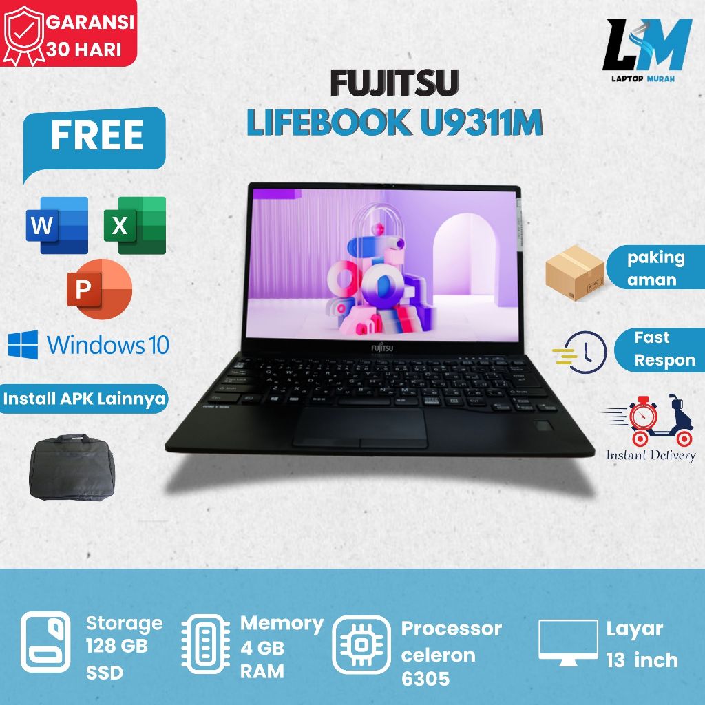 Fujitsu Futro U9311M Celeron 6035 Ram 4gb SSd 128gb Windows 10 Siap Pakai