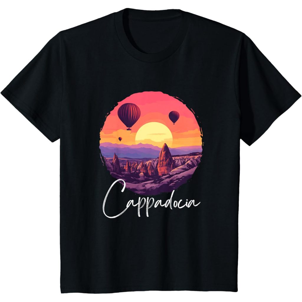 Baju Kaos Anak Turkey Cappadocia Souvenir Cappadocia T-Shirt