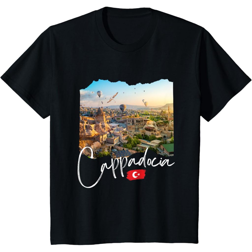 Baju Kaos Anak Turkey Cappadocia Souvenir Cappadocia T-Shirt