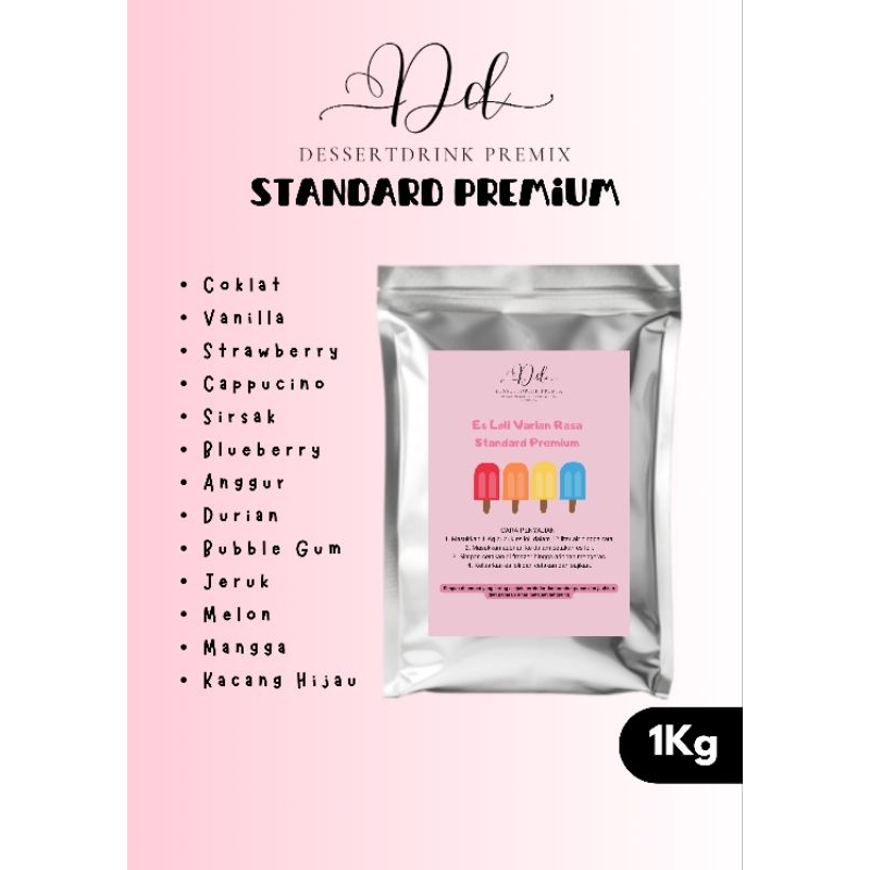 

Bubuk Es Loli ANEKA VARIAN RASA 1Kg/1000Gram Standard Premium Dessertdrink Premix Murah / Bubuk Loly Ice / Bubuk Es Loly / Bahan Es Loli / Bahan Es Loly/ Es Loly Homemade / Es Loly Stik / Premik Es Loly / Bubuk Premix Es loli