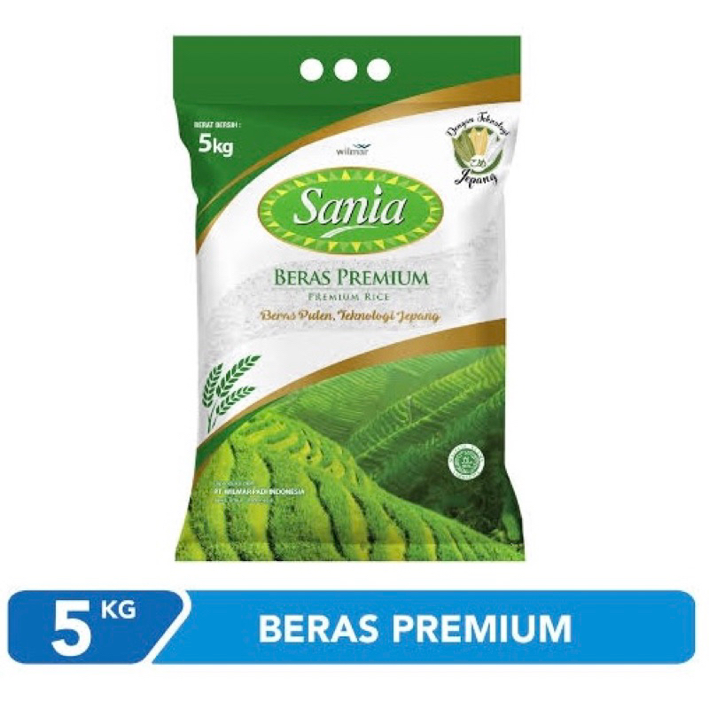 

BERAS SANIA KEMASAN 5 KG