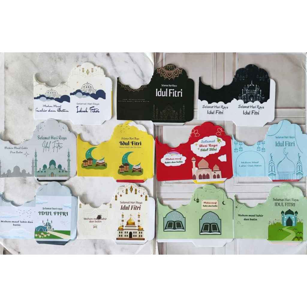 

amplop lebaran idul fitri MOTIF ANAK dan bisa custom