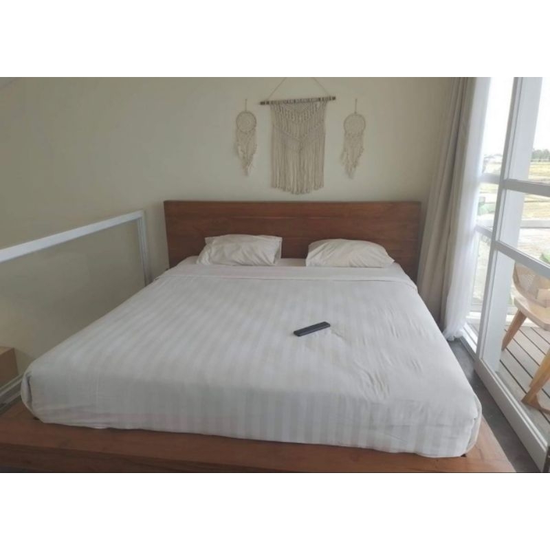 sprei ex hotel/fitted sheet ex hotel/sprei katun