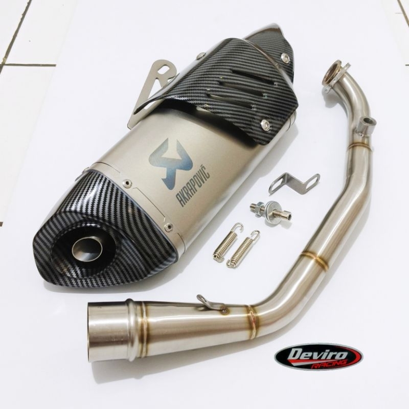 Knalpot Akrapovic APLT Import Full System ADV PCX Vario 160