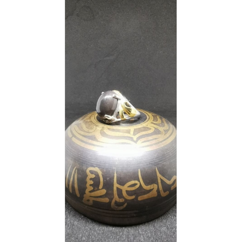 Cincin Wanita Batu Kecubung Tanduk Murah Mewah