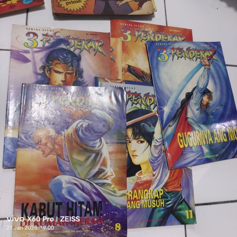 BUKU KOMIK SERIAL SILAT 3 PENDEKAR