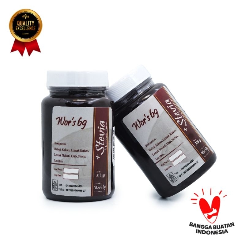 

Selai Coklat Dark Plus Stevia