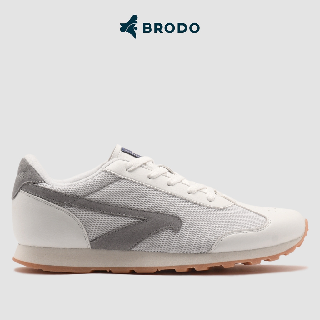 BRODO Medan - Sneakers Corte Jog Santorini Ivory White GS