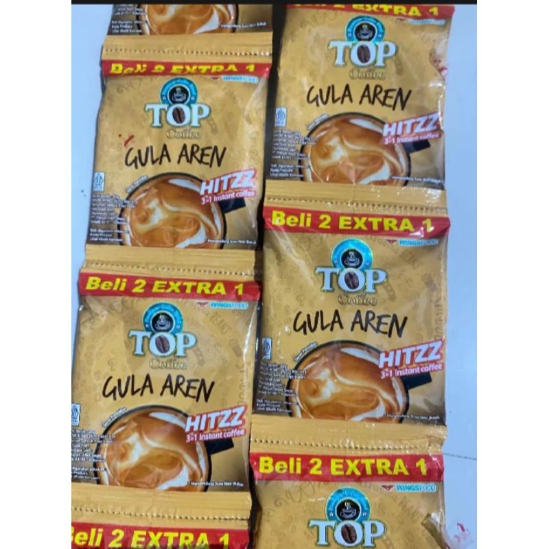 

TOP COFFEE GULA AREN 1 RENCENG 15 SACHET