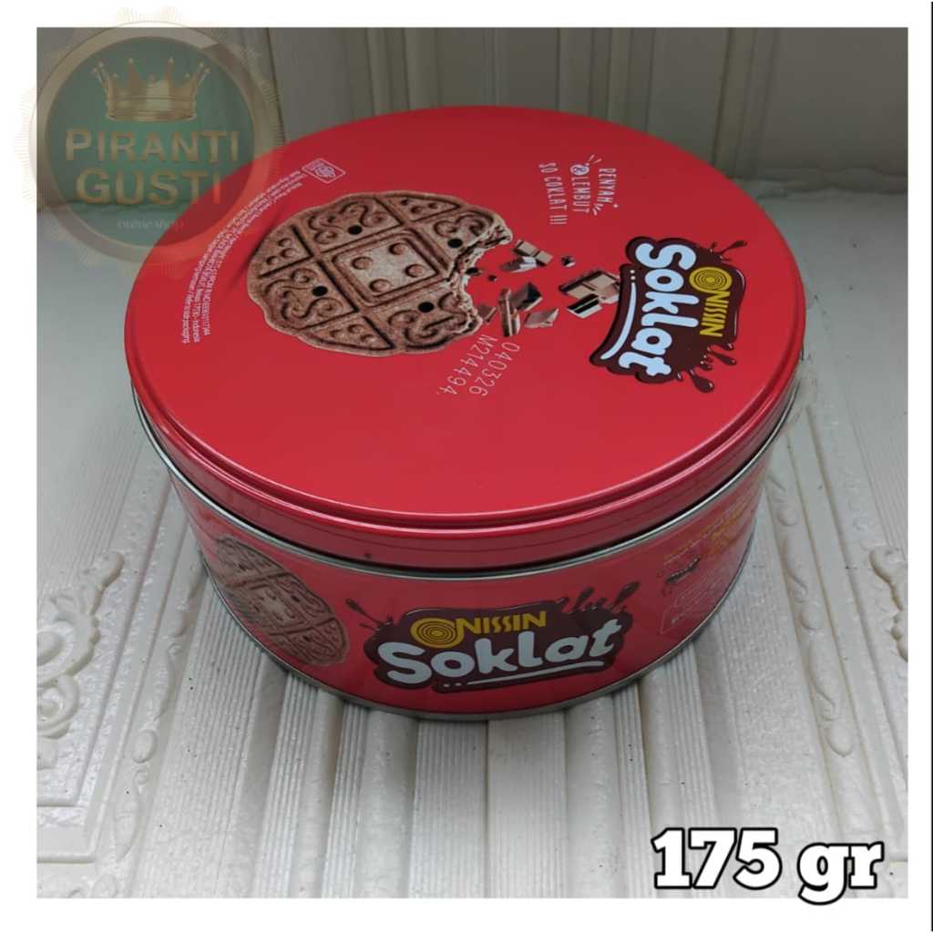 

Nissin Soklat biskuit cookies coklat kemasan kaleng 175gr