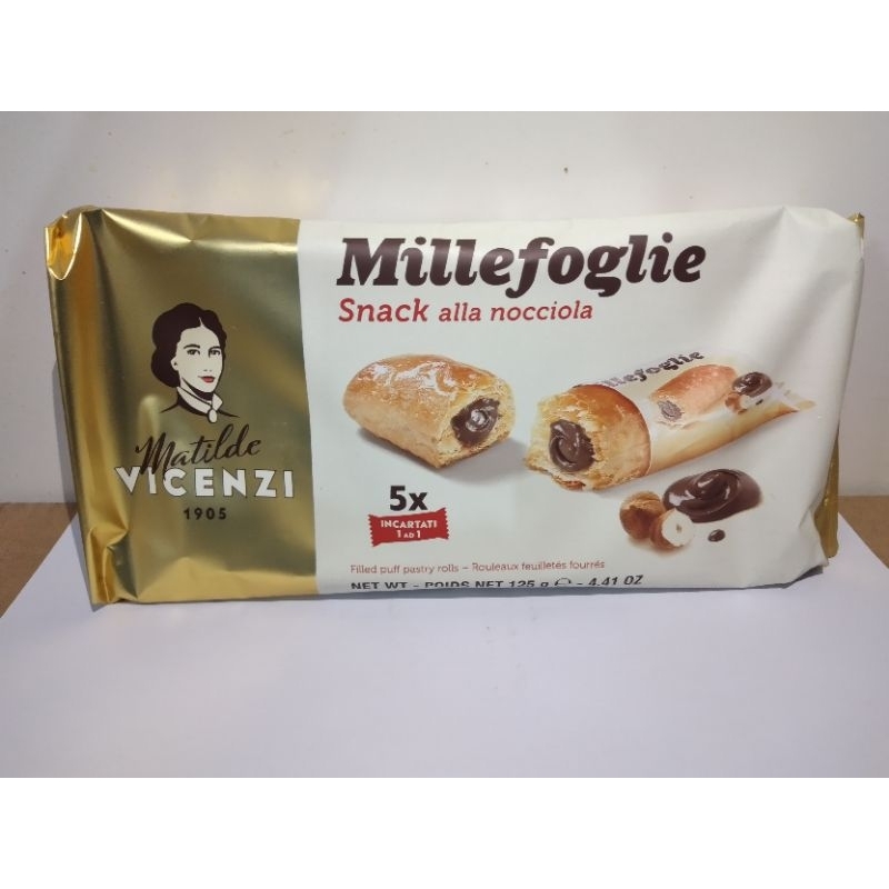 

vicenzi mini snack nocciola isi coklat 125 gr