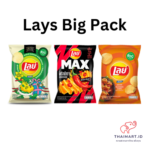 

Lays Thailand Big Pack Halal - Snack Thailand Best Seller