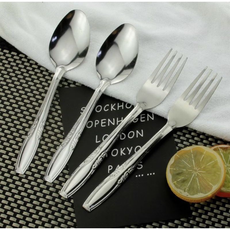Sendok Makan Stainless GSF G-303 & Garpu Makan Stainless GSF G-313 Perlusin