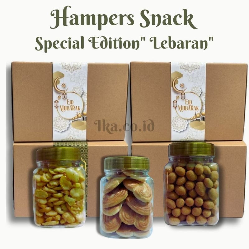 

Snack Jar/ Hampers Snack / Set Snack Box /paket Hampers 3 Toples