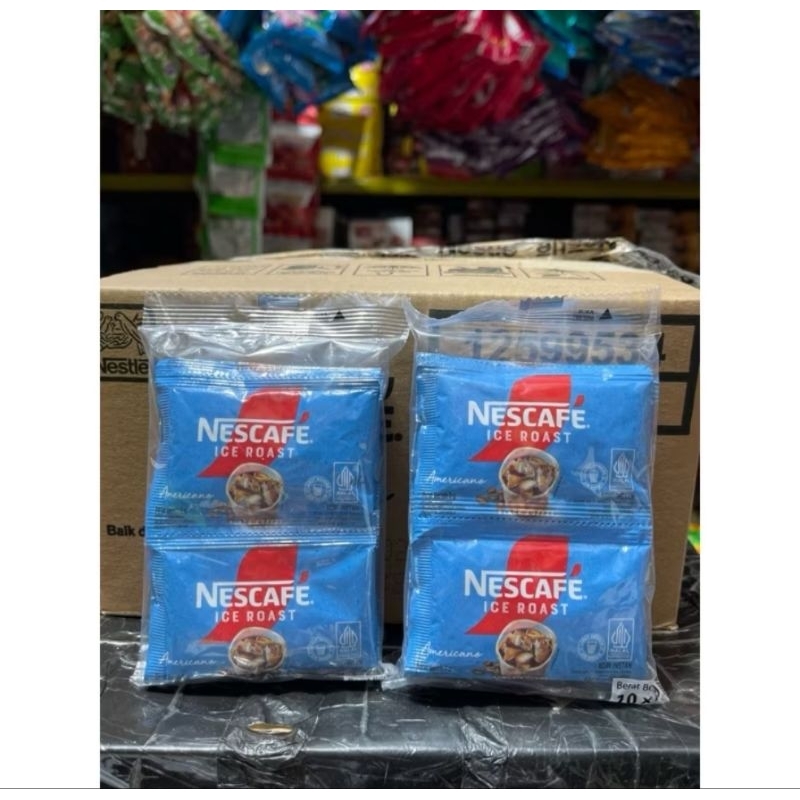 

NESCAFE ICE ROAST AMERICANO 2GR RENCENG (ISI 10 SACHET)