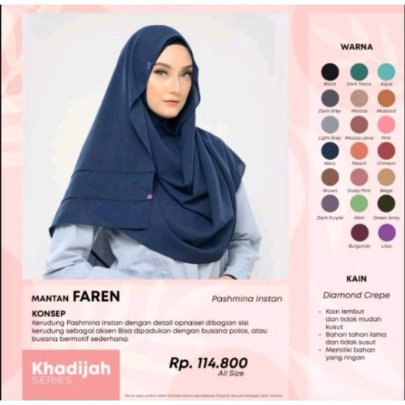 Mantan Faren Pashmina Rabbani Instan