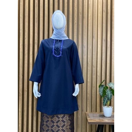 tunik kamari jumbo baju kurung basiba katun toyobo mutiara payet ori Kamari