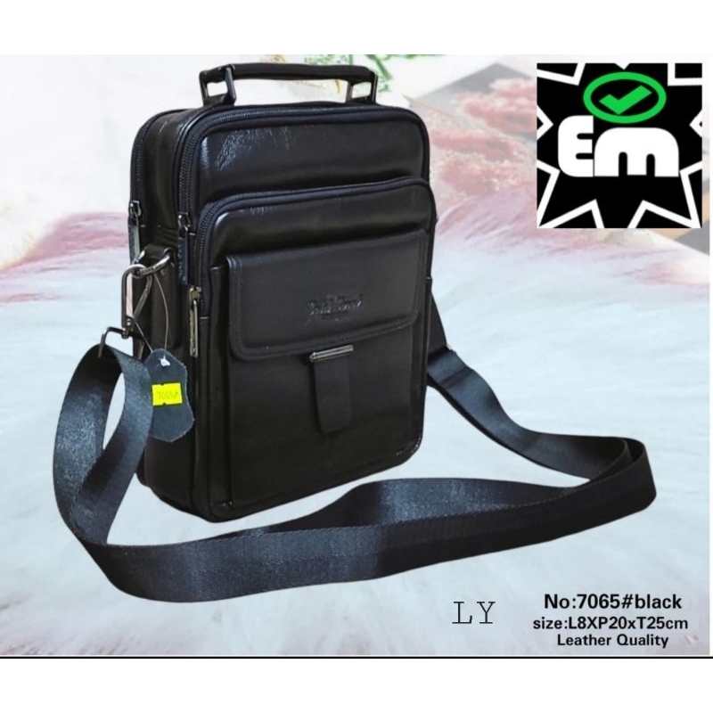 Tas selempang SLINGBAG KULIT  GOLD CORAL PREMIUM