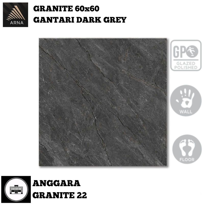 Granit 60x60 Arna Gantari Dark Grey