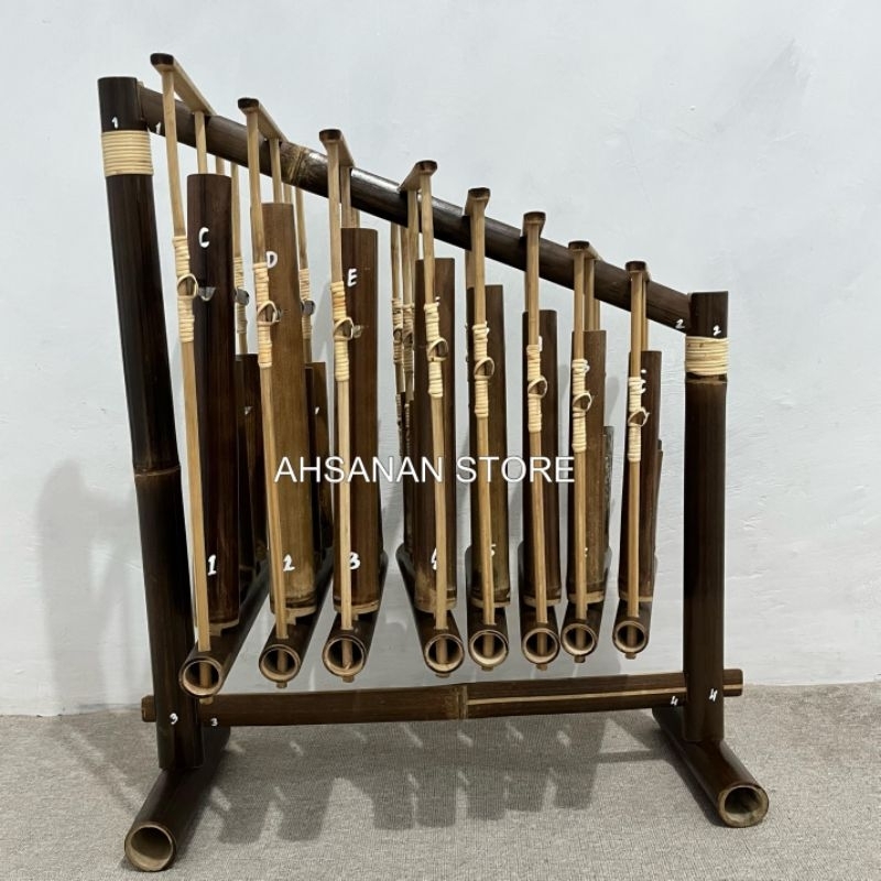 Angklung 3 Tabung Set Nada Do re mi fa sol la si do