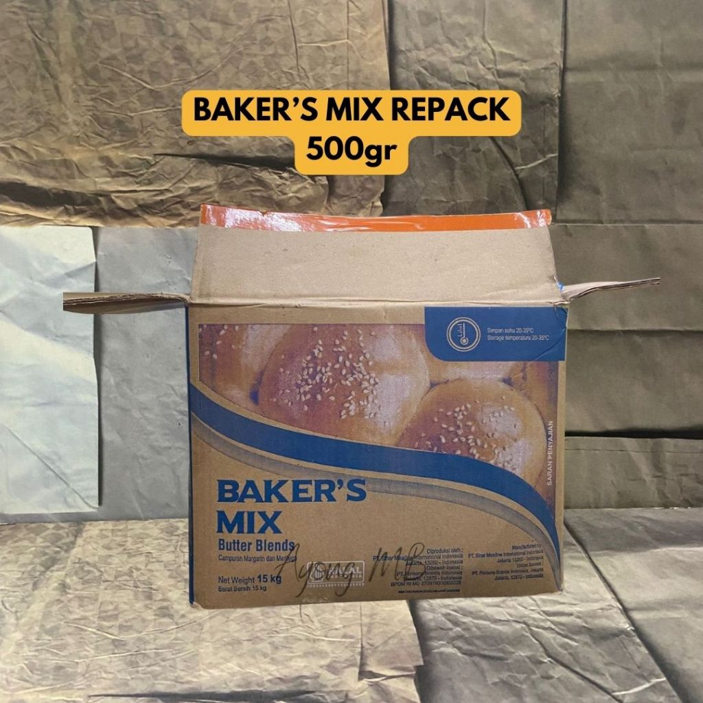 

BAKER'S MIX ANCHOR REPACK 500GR / BUTTER BLENDS / MARGARINE MIX BUTTER