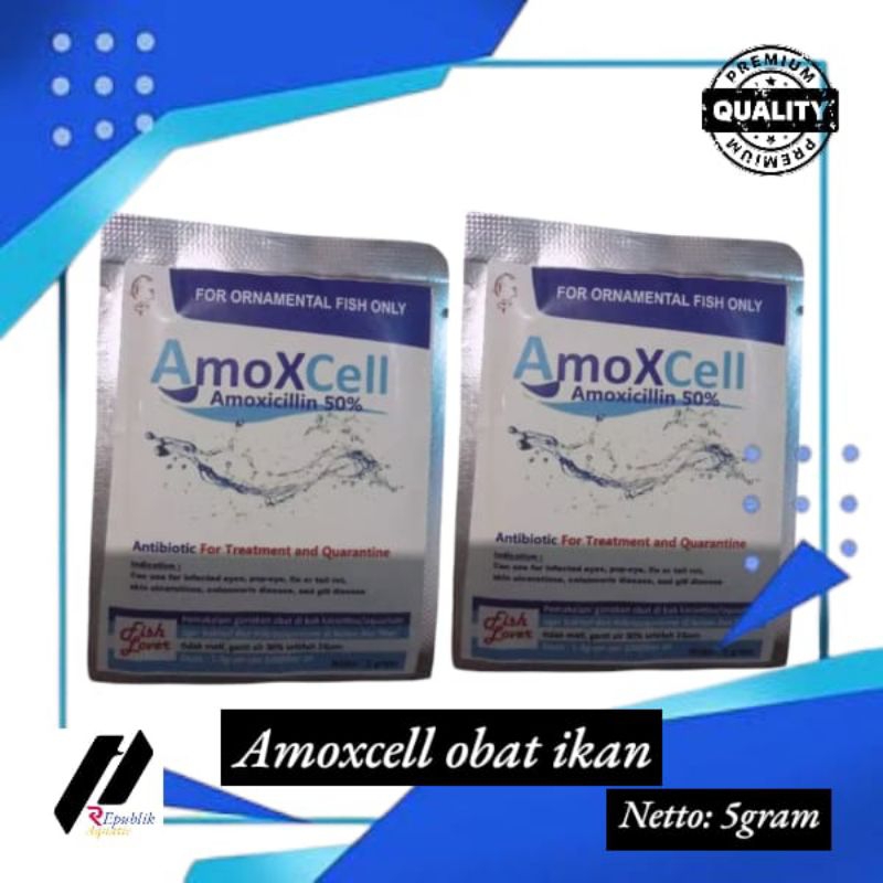 Amoxcell obat ikan karantina antibiotik / amoxicillin / amoxcell / amoxcel / antibiotik ikan