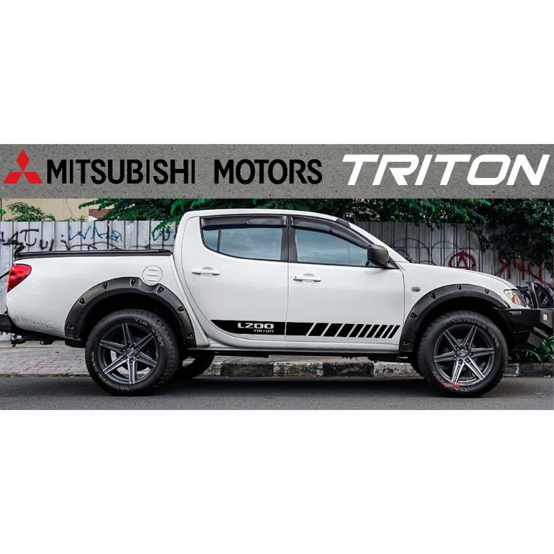 Sticker mobil triton sticker minimalist mobil triton stiker variasi universal mobil triton