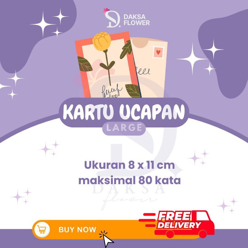 [DAKSA] EXTRA Greeting Card | Kartu Ucapan