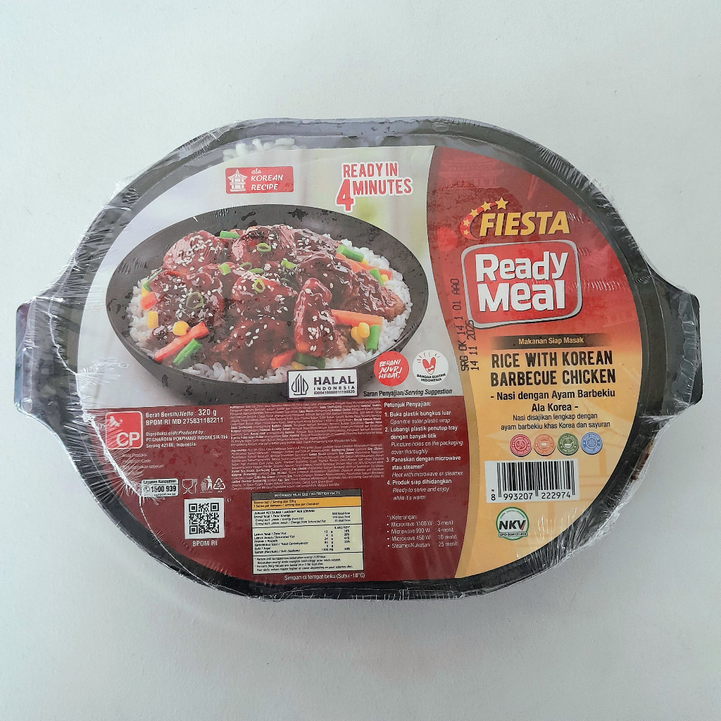 

FIESTA ready meal rice with korean bbq chicken 320gr