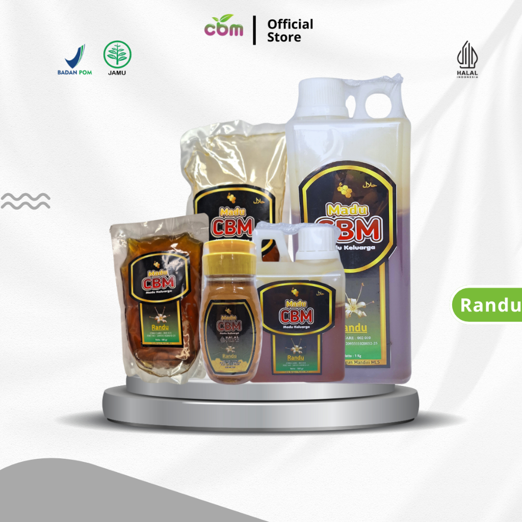 

MADU RANDU CBM Asli Murni 100% | Kemasan 1 kg dan 500 ml Deligen atau Pouch | Madu Konsumsi Harian Keluarga