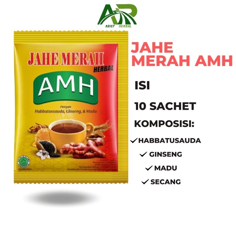 

Jahe Merah AMH Super Herbal isi 1 Renteng 10 Sachet