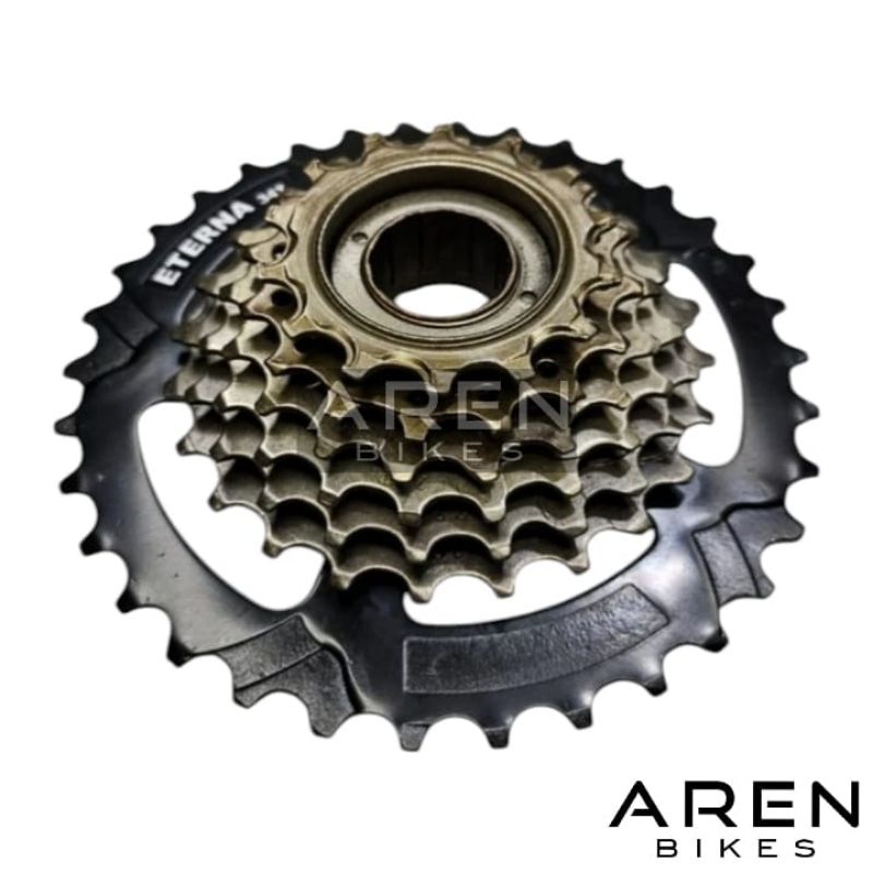 FREEWHEEL 7 SPEED ETERNA GIR SUSUN DRAT ULIR 7 SPEED MEGARANGE SEPEDA MTB FEDERAL LIPAT BALAP ROAD B