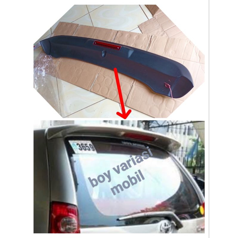 spoiler Avanza  Xenia  lama 2004 sampai 2010 plus lampu