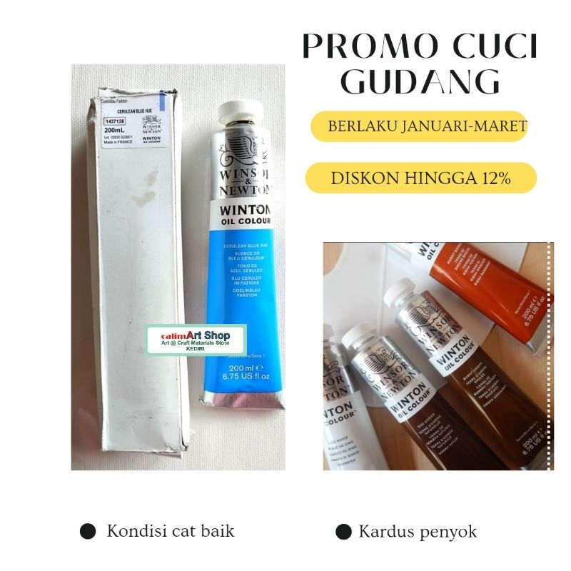 

*TERMURAH!!!!!* Winton Winsor & Newton Oil Colour 200ml/ winton /winton oil /Winston