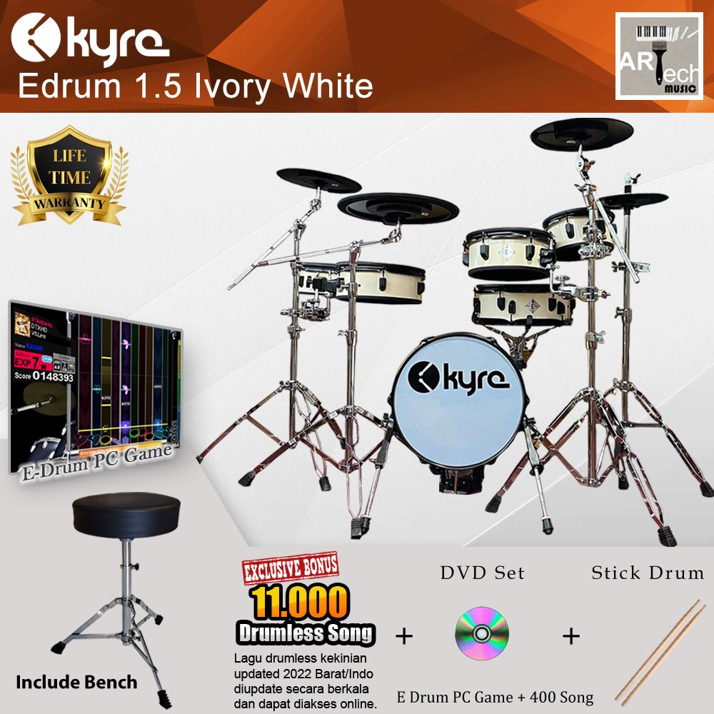 Drum Elektrik Kyre 1.5 Series / Electric Drum Kyre Series 1.5 Lifetime Guarantee
