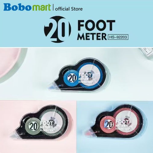 

BOBOMART CORRECTION TAPE HUASH HS92203 20M x 5MM – TAPE PITA KOREKSI BERKUALITAS