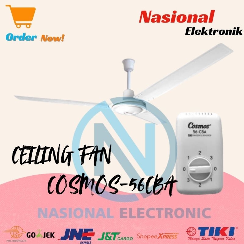 KIPAS ANGIN GANTUNG Cosmos 56cba/CEILING FAN COSMOS 56 CBA ATAP PLAFON.